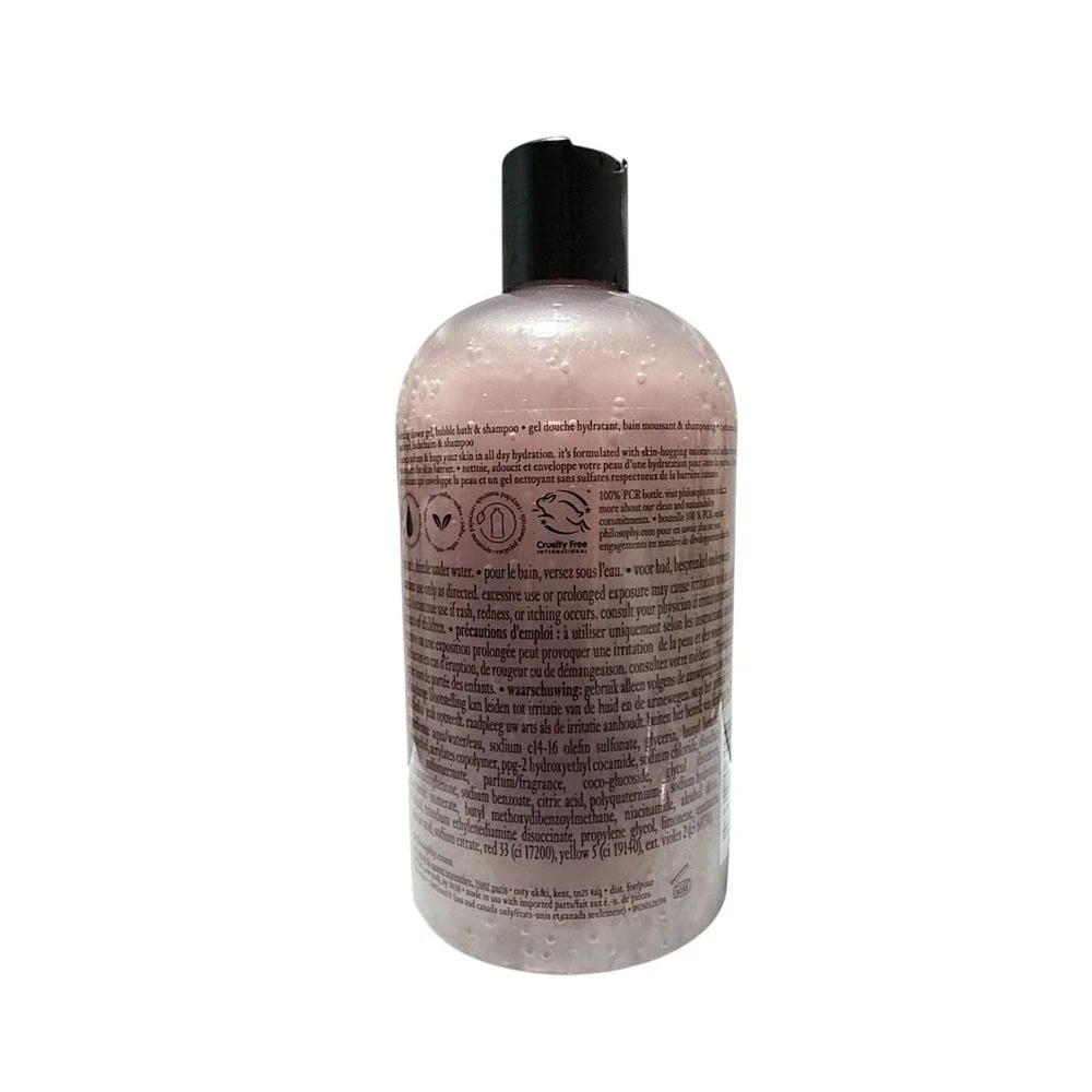 Sweet Vanilla Fig Philosophy Shower Gel 16 Ounces New